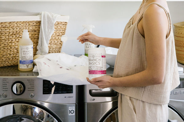 How to get oil stains out of clothes naturally with Branch Basics