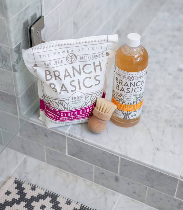 Branch Basics Concentrate and Oxygen Boost clean showers naturally